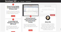 Desktop Screenshot of devmd.com